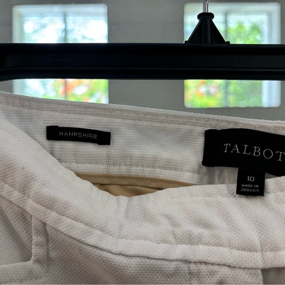 Talbots White Textured Pants - Picture 3 of 4